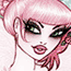 Candy-Box Rosie burlesque cartoon pin-up Candy-Box Rosie - created by LaLaVox