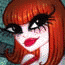 Kitty Derail burlesque cartoon pin-up Kitty Derail - created by LaLaVox