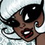 Midnight in New York burlesque cartoon pin-up Midnight in New York - created by LaLaVox