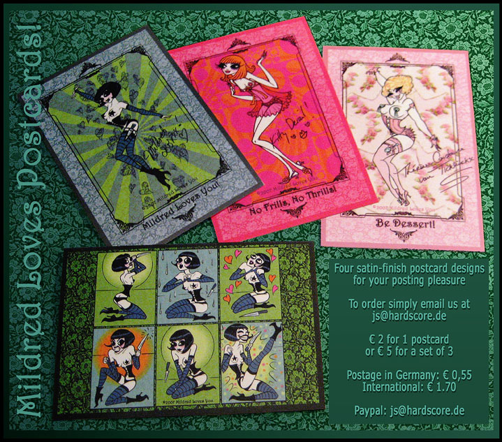 Postcards designed by LaLaVox - copyright - LaLaVox, Julie Ocean, Urban Enzyme.